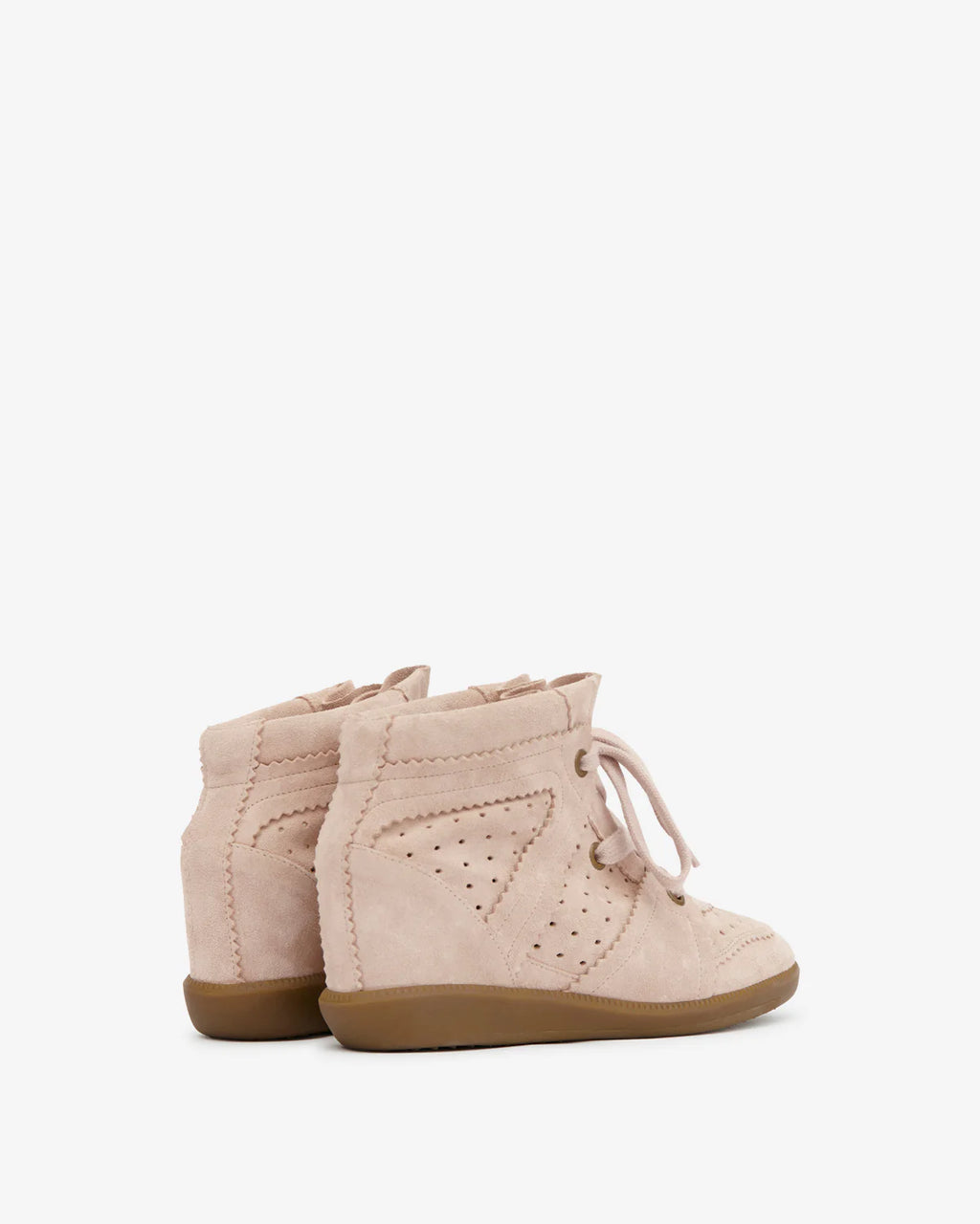 Isabel Marant - Bobby Suède Perforé Pale Pink