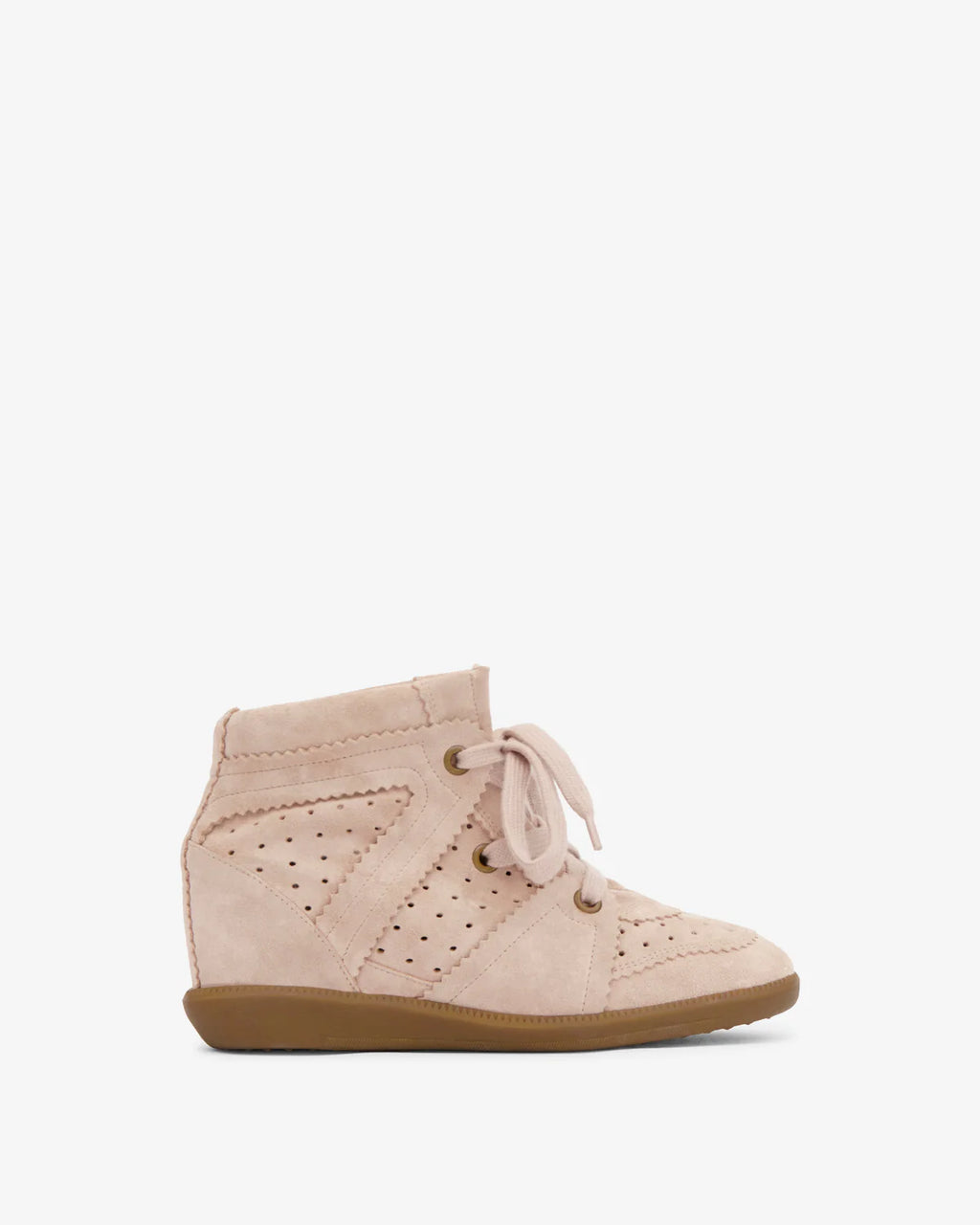 Isabel Marant - Bobby Suède Perforé Pale Pink