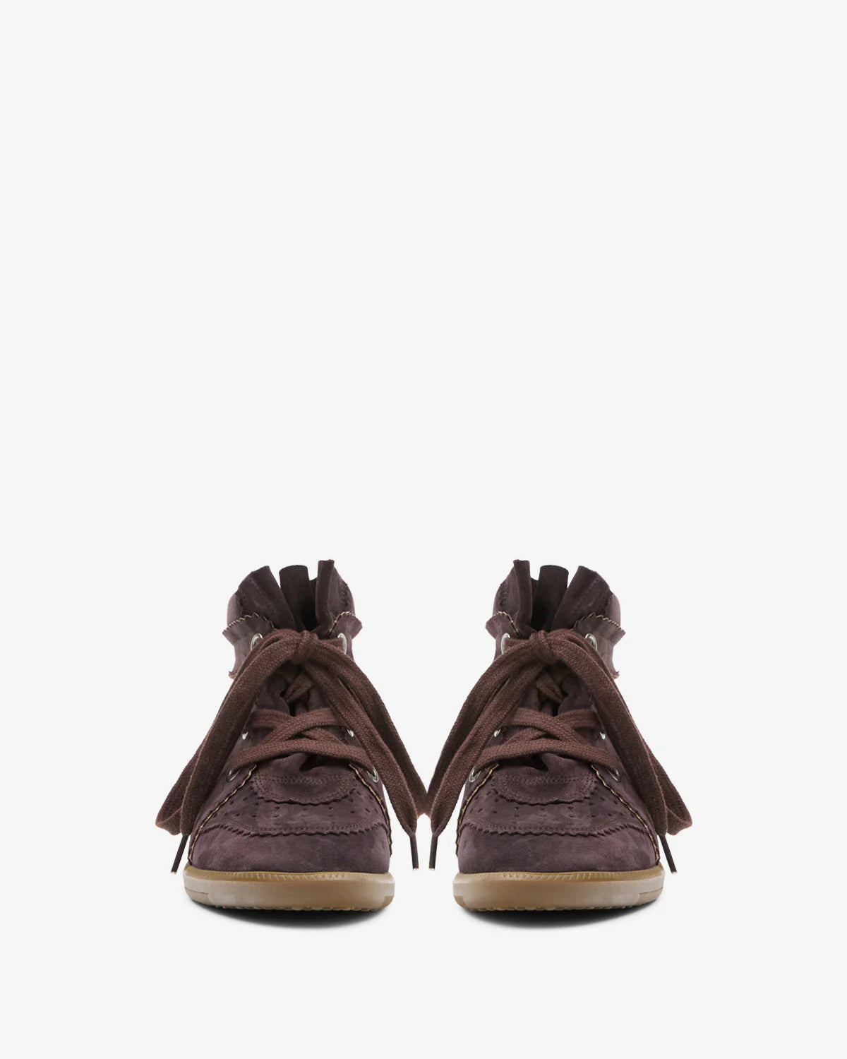 Isabel Marant, Bobby cuir velours chocolat