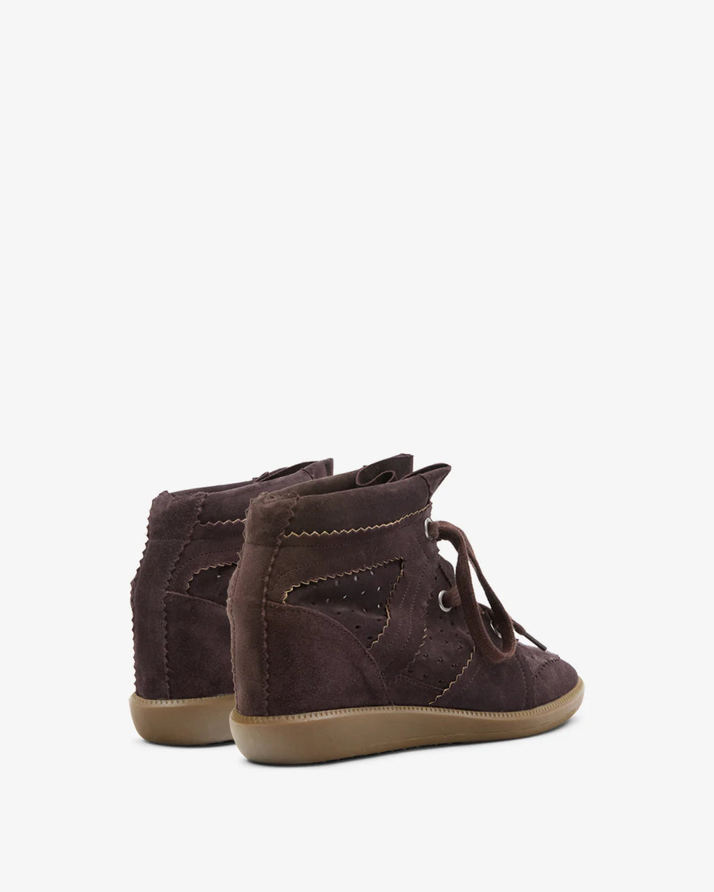 Isabel Marant, Bobby cuir velours chocolat