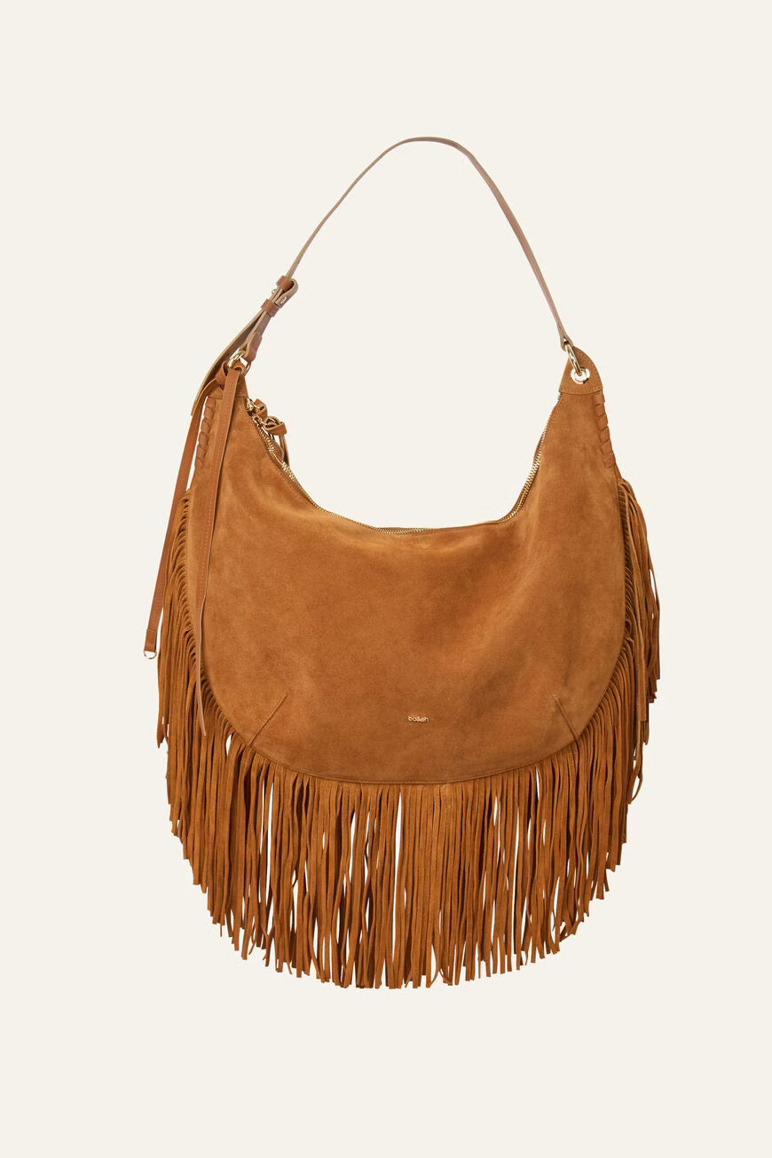 Ba&sh - Sac Swing Cuir d'Agneau Cognac