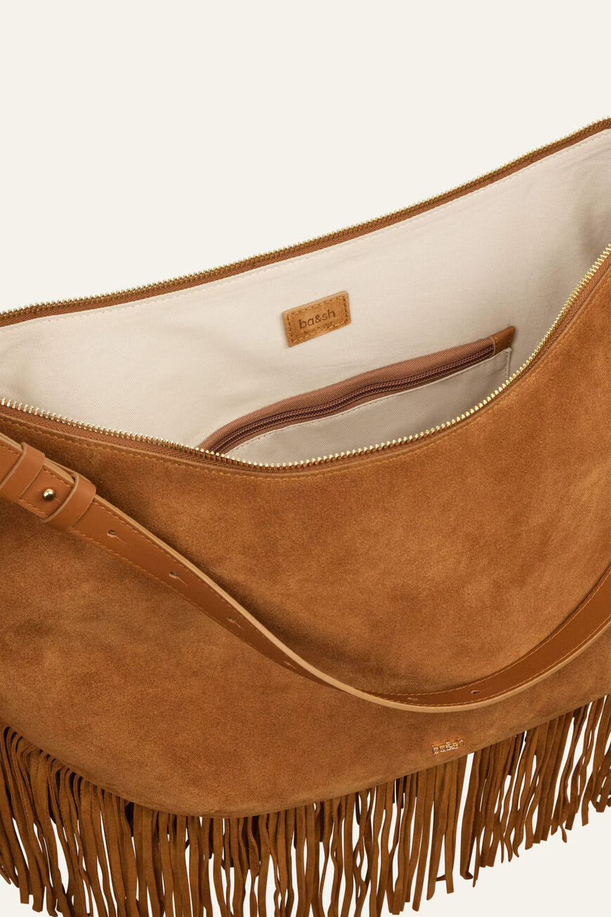 Ba&sh - Sac Swing Cuir d'Agneau Cognac