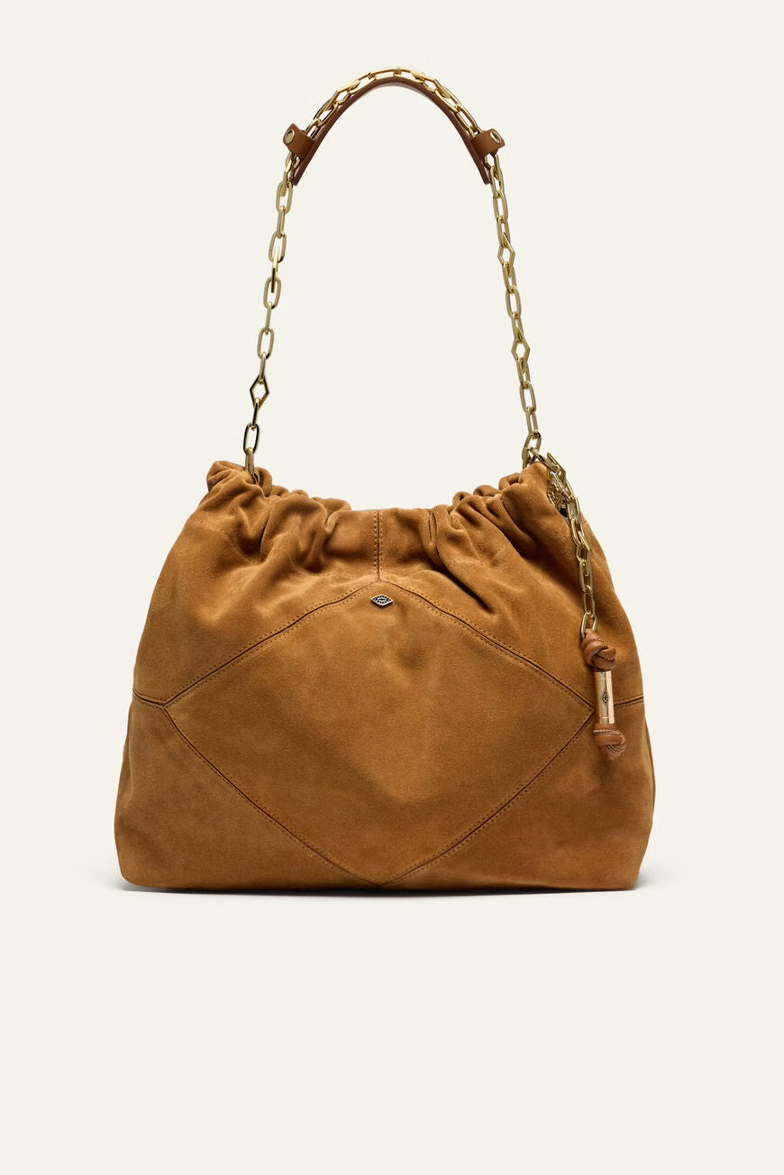 Ba&sh - Sac June Cuir Cognac