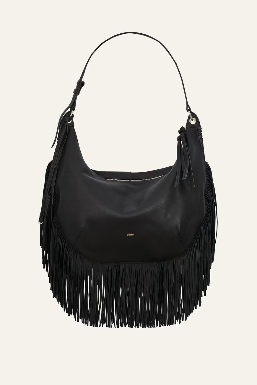 Ba&sh - Sac Swing Cuir d'Agneau Noir