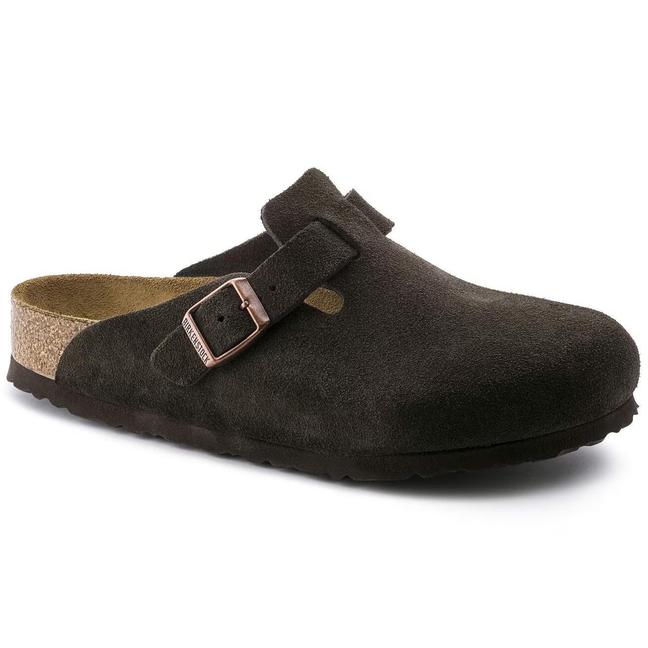 Birkenstock - Boston Soft Footbed Suède Mocha