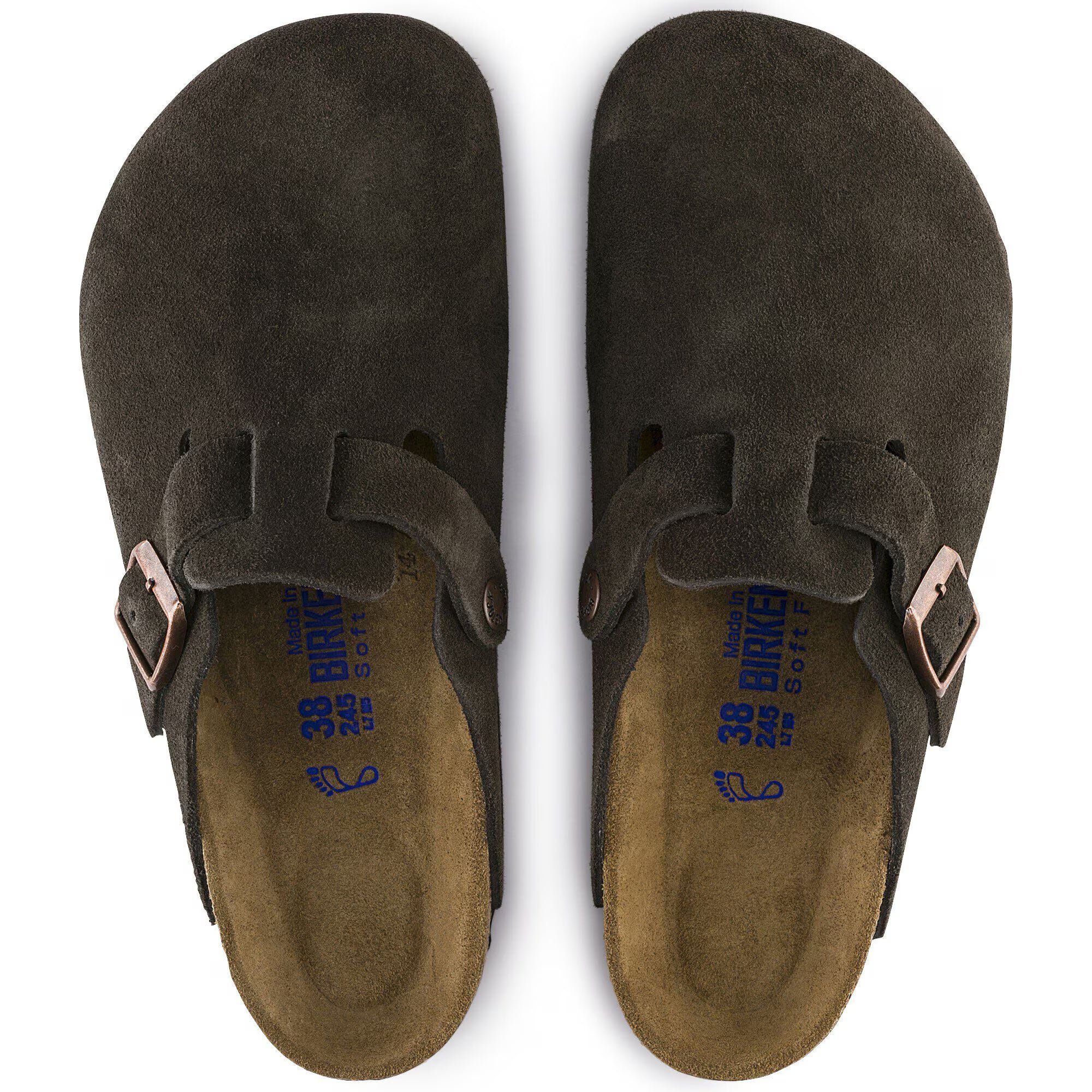 Birkenstock - Boston Soft Footbed Suède Mocha