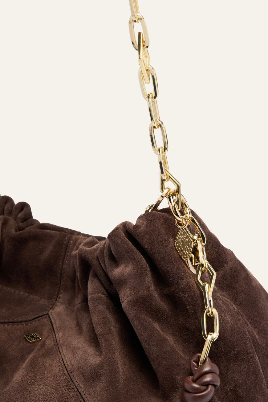 Ba&sh - Sac June Cuir Chocolat