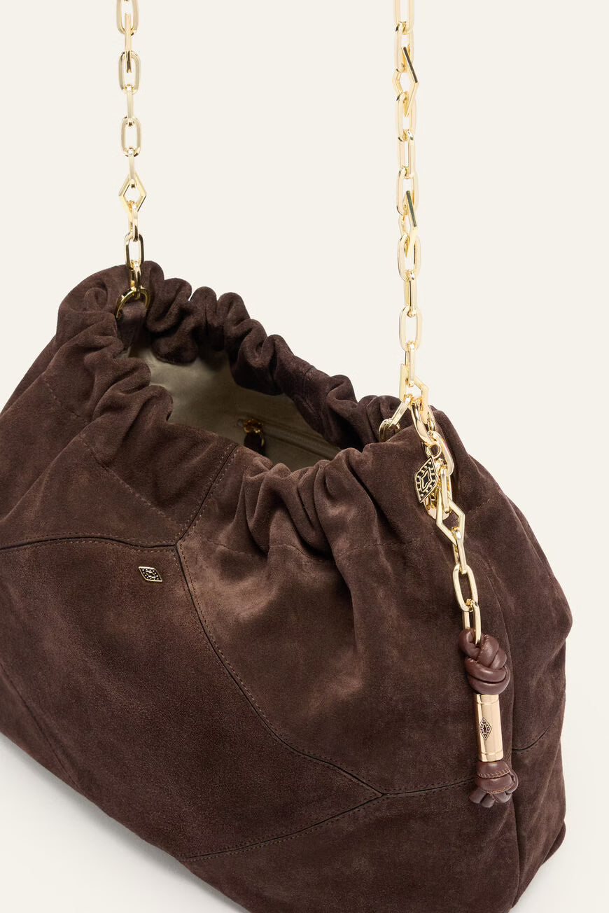 Ba&sh - Sac June Cuir Chocolat