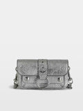 Zadig &Voltaire - Kate Wallet Vintage Patent Argenté