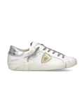 Philippe Model Prsx, blanc et argent métallisé
