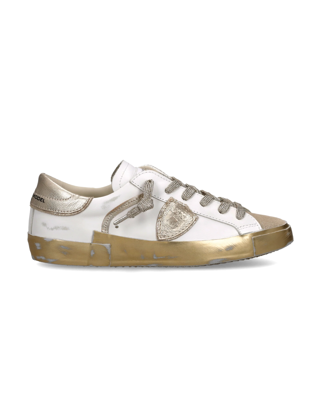 Philippe Model Prsx, blanc et or