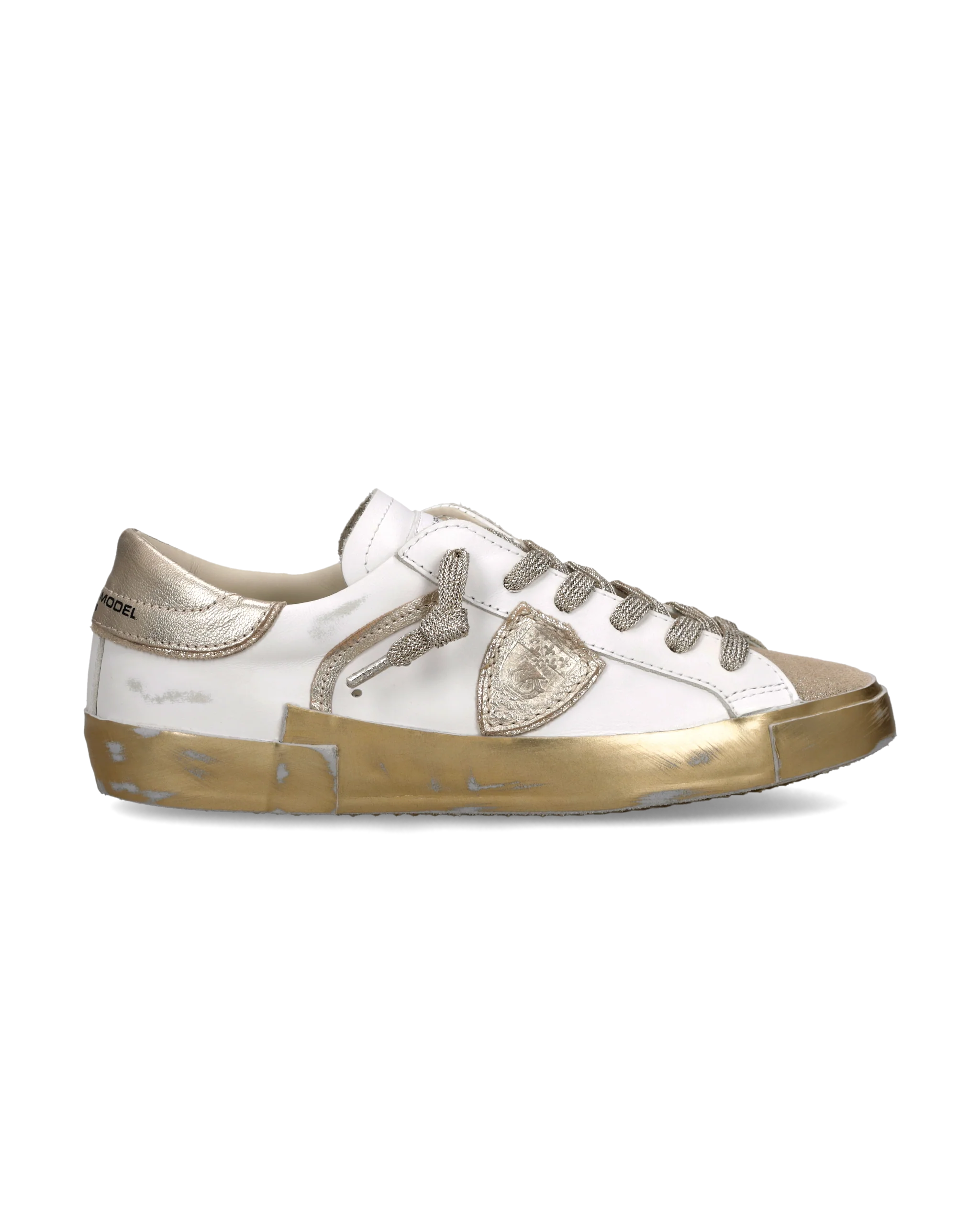 Philippe Model Prsx, blanc et or