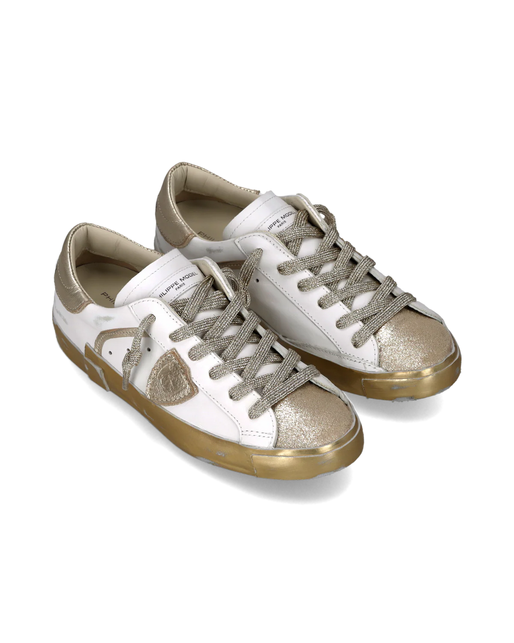 Philippe Model Prsx, blanc et or