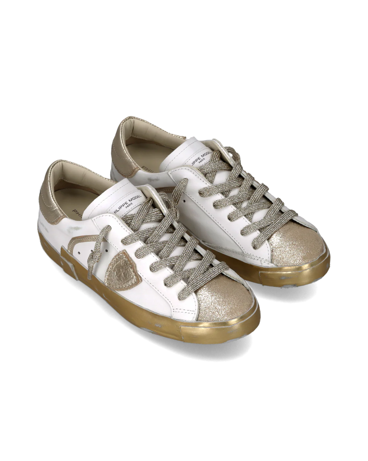 Philippe Model Prsx, blanc et or