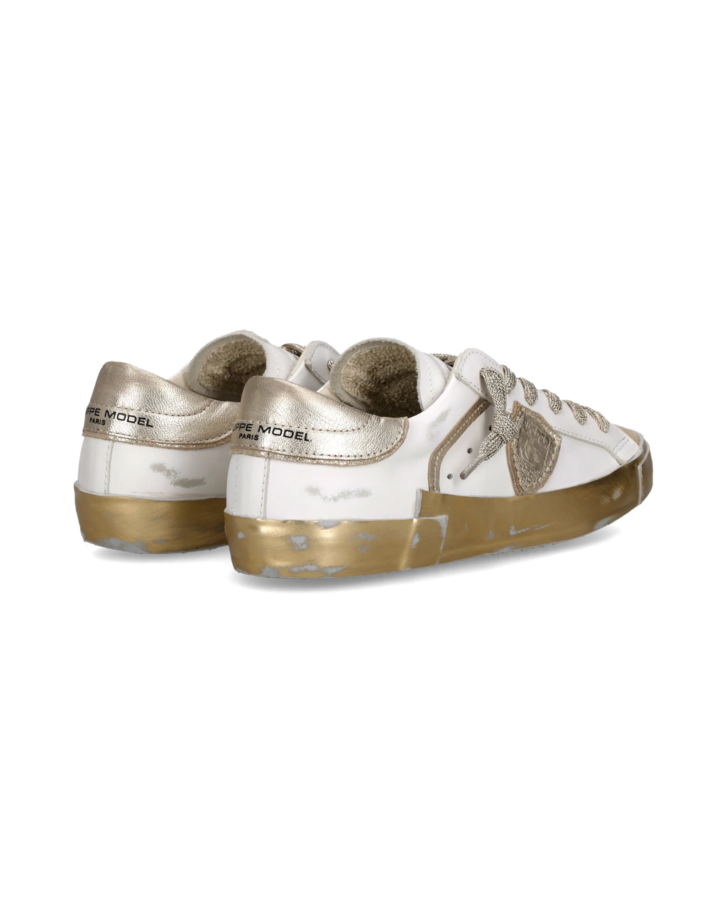 Philippe Model Prsx, blanc et or
