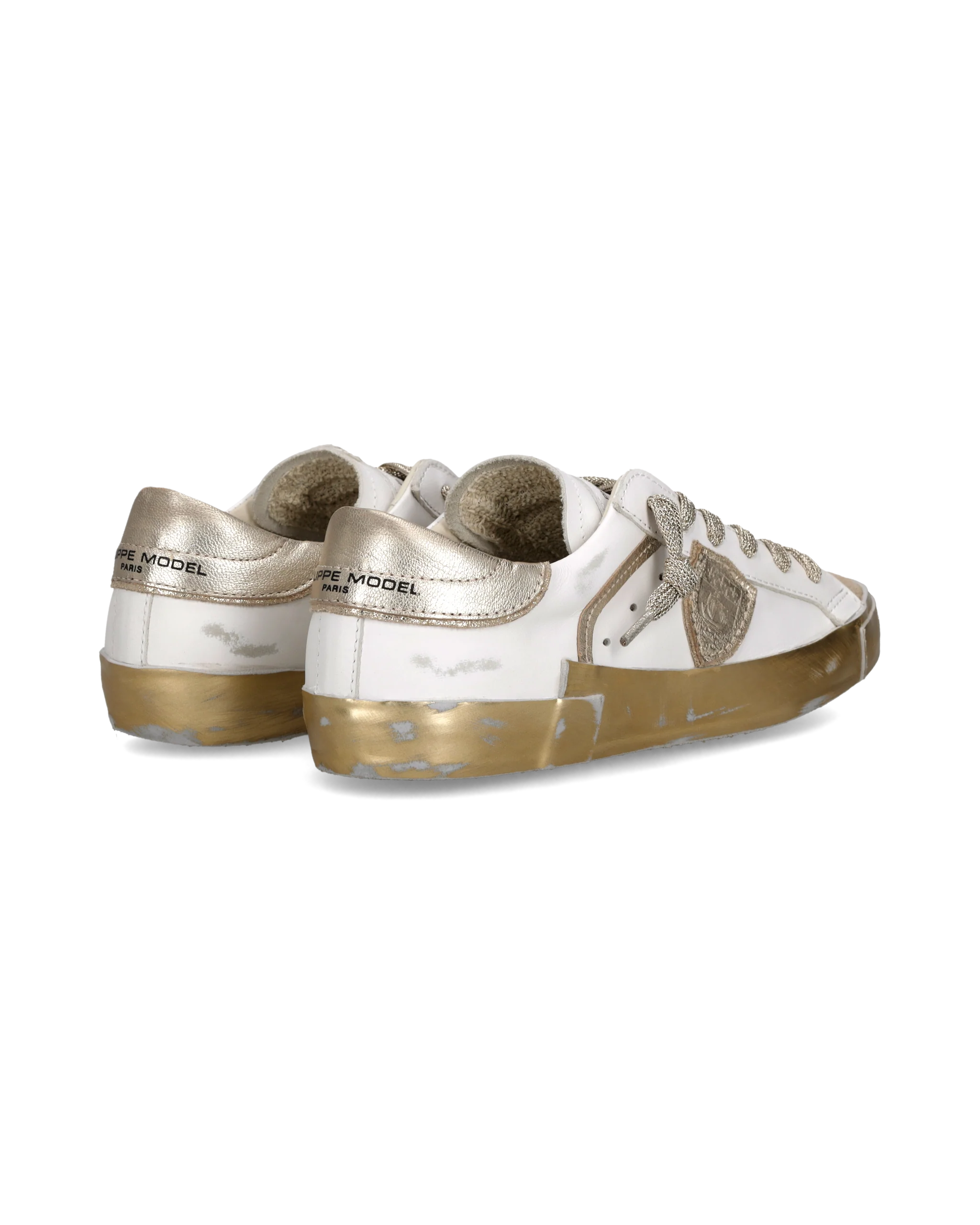Philippe Model Prsx, blanc et or
