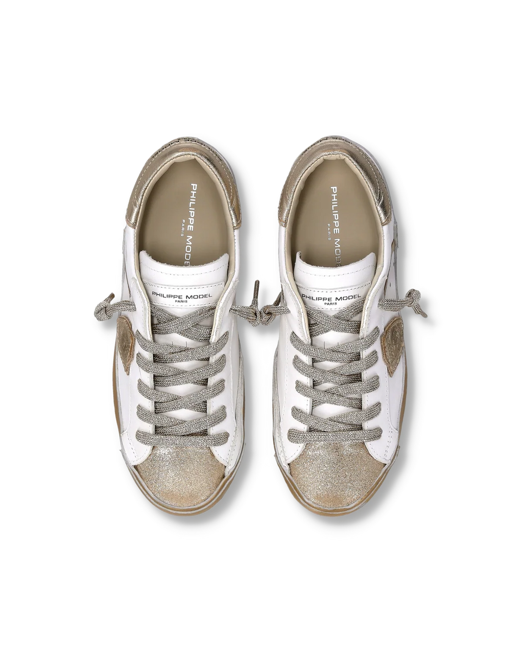 Philippe Model Prsx, blanc et or