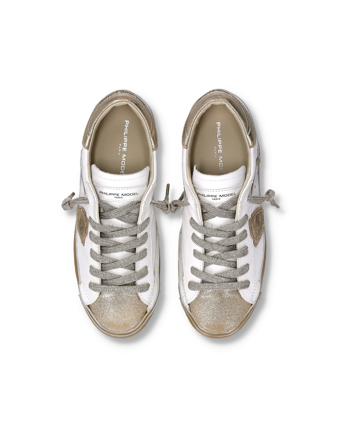 Philippe Model Prsx, blanc et or