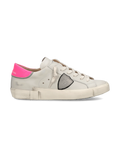 Philippe Model Prsx, blanc crème et rose fluo